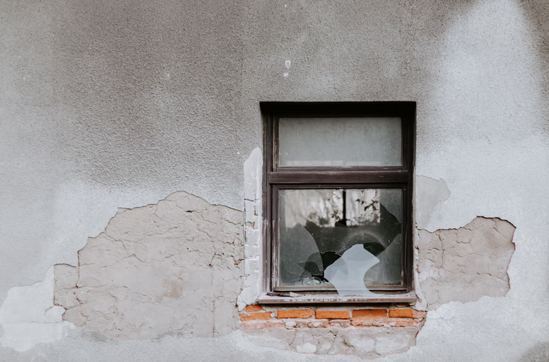 broken window